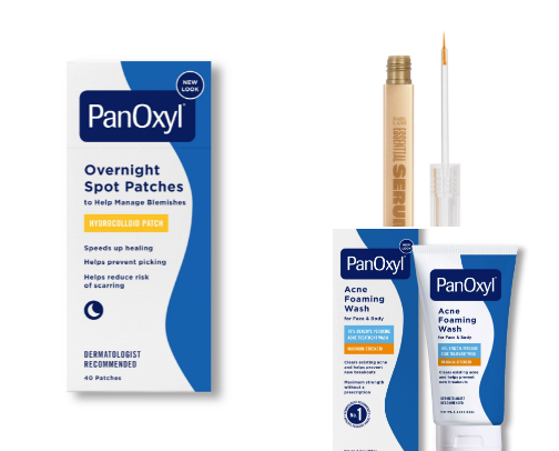 skincare essentials for combination, acne prone, sensitive skin 🤍 cover photo collage