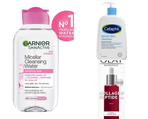 Sensitive skin + body care products 🫧🧴 cover photo collage