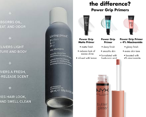 My favorite beauty recs cover photo collage