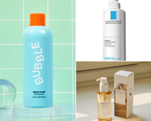 Hydrating & Glowy Skincare 🩵 cover photo collage