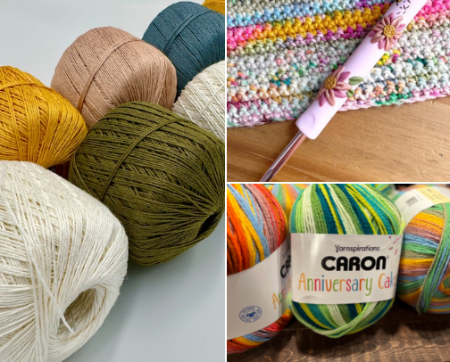 Crochet essentials! cover photo collage
