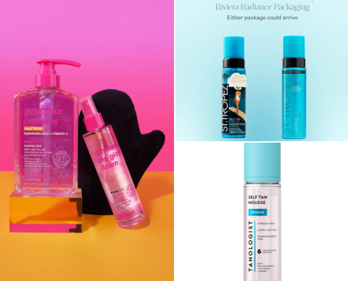 Self Tanning Favorites! cover photo collage