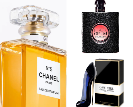 perfumes cover photo collage