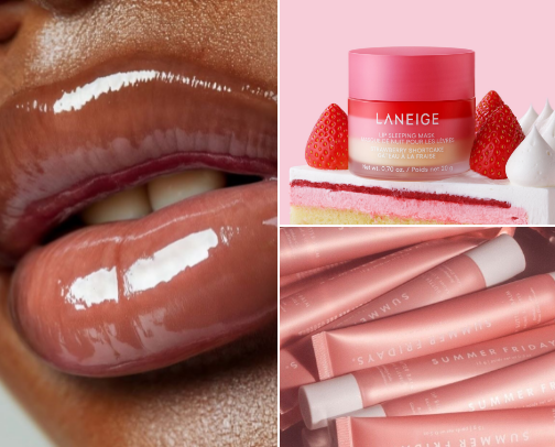 My tips for luscious lips 💖 cover photo collage