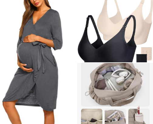 👜 What’s in My Hospital Bag cover photo collage