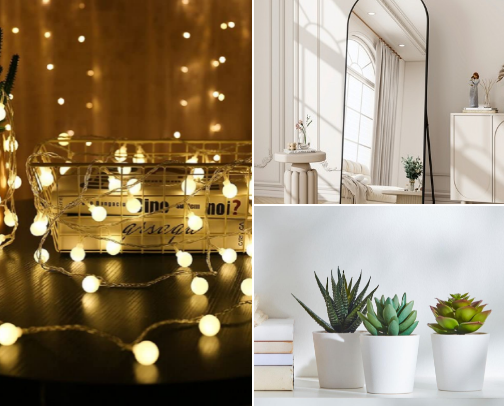 Room Glow-Up Essentials cover photo collage