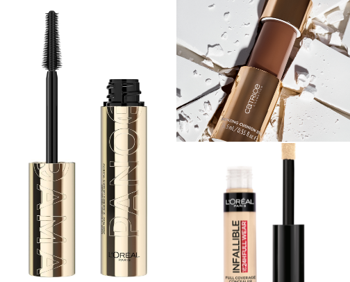 low budget makeup must haves 💄 cover photo collage