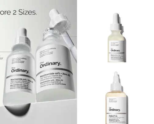 The ORDINARY🤍 cover photo collage