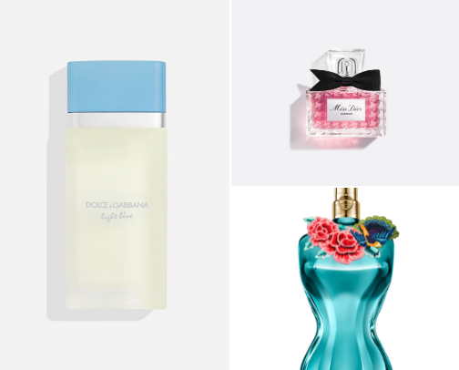 Perfume recommendations cover photo collage