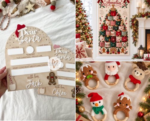 Baby’s First Christmas 🎄 | Keepsakes, Gifts & Magical Traditions cover photo collage