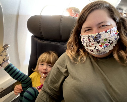 Toddler Travel Essentials for Flights & Road Trips: Activities, Snacks & Sleep cover photo collage