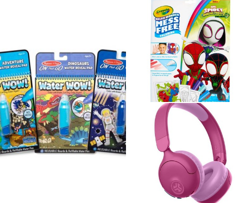 Toddler Travel Essentials for Flights & Road Trips: Activities, Snacks & Sleep cover photo collage