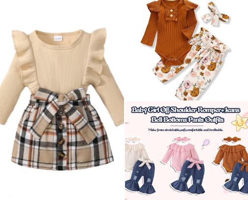 Fall Outfits for Baby Girl cover photo collage