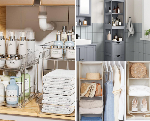 ORGANIZE! Shein got some really useful items for you! 🏠 cover photo collage