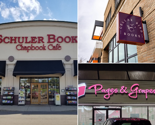Local Book Shops in Grand Rapids, MI cover photo collage