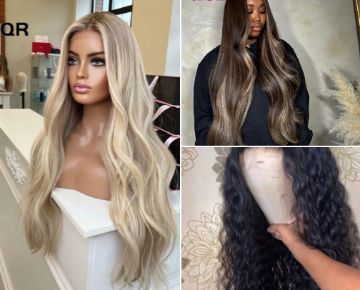 Lace Wig cover photo collage
