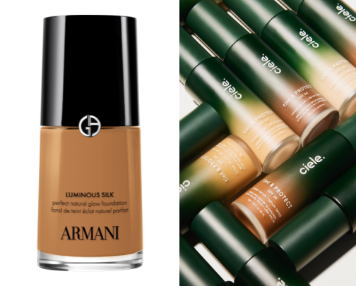 Favourite complexion products cover photo collage