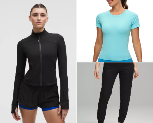 Lululemon things cover photo collage
