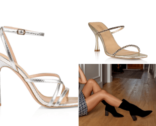 Who doesn't need more shoes for everyday or for holiday parties! cover photo collage