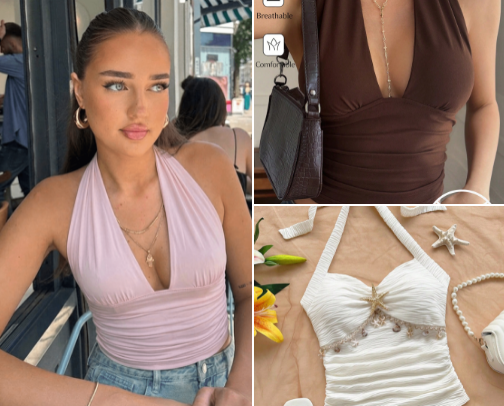 Tops for summer / shein edition cover photo collage