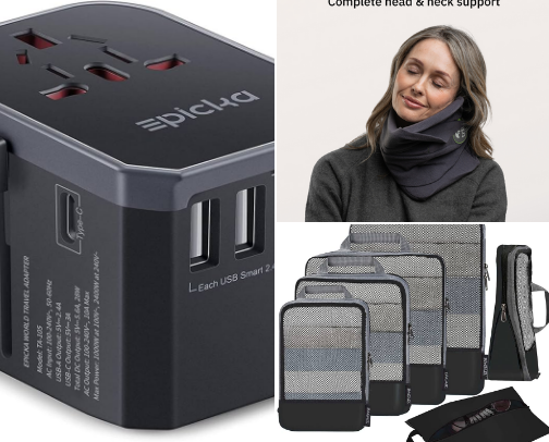 Top 10 Versatile Travel Accessories cover photo collage