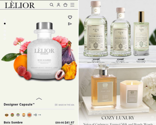 Room Ambiance: scents cover photo collage