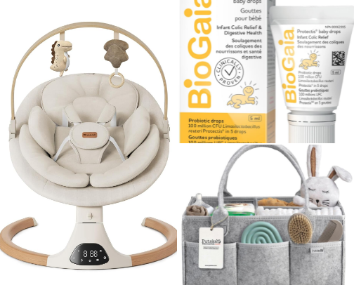 Baby essentials cover photo collage