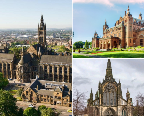 A Guide to Glasgow, Scotland: Activities & Restaurants cover photo collage