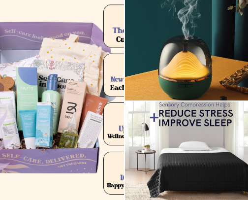 Self care and relaxation must have cover photo collage