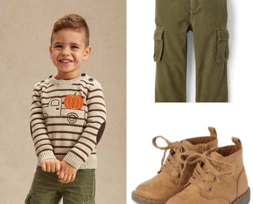 My sons fall wardrobe 🍁🚜 cover photo collage
