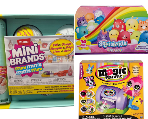 Little girl Christmas gift guide cover photo collage