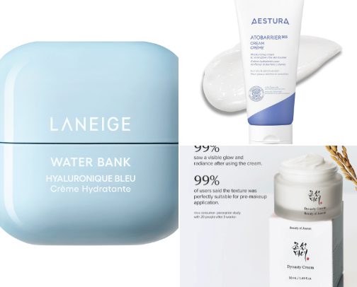 Best Korean Moisturizers for Glass Skin & Deep Hydration cover photo collage