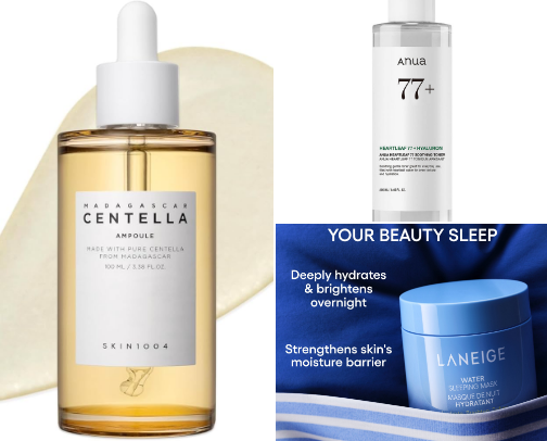 Korean Skincare cover photo collage