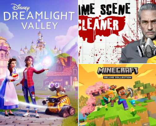 Games I love on Xbox cover photo collage