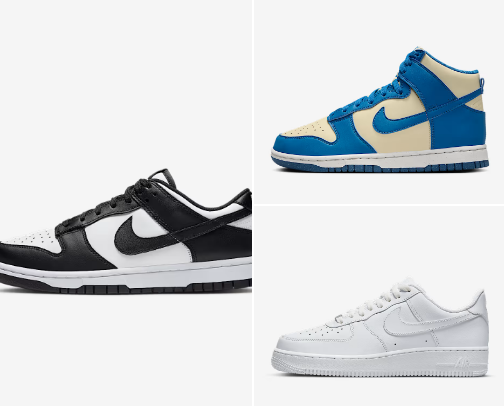 Nike best sneakers cover photo collage