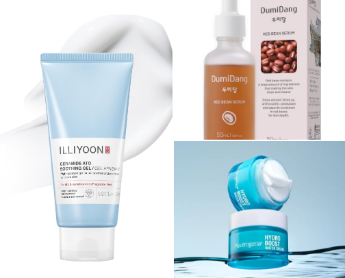 Skincare recs for dry, sensitive skin! cover photo collage