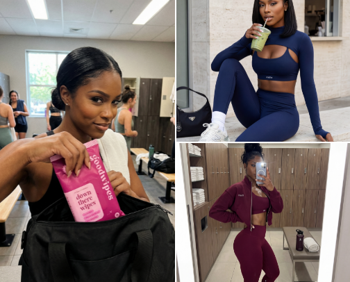 Healthcare Baddie Fitness Era cover photo collage