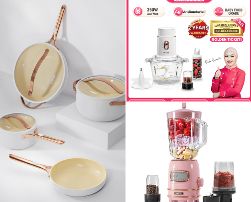 Mecoo Cookware cover photo collage