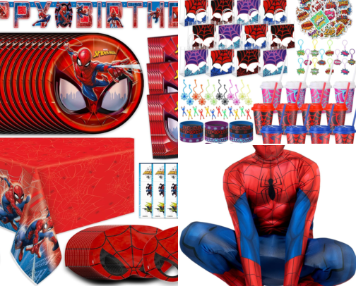 Everything I'd Buy for a Spidey Birthday cover photo collage