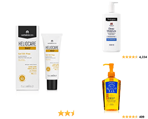 Skincare cover photo collage