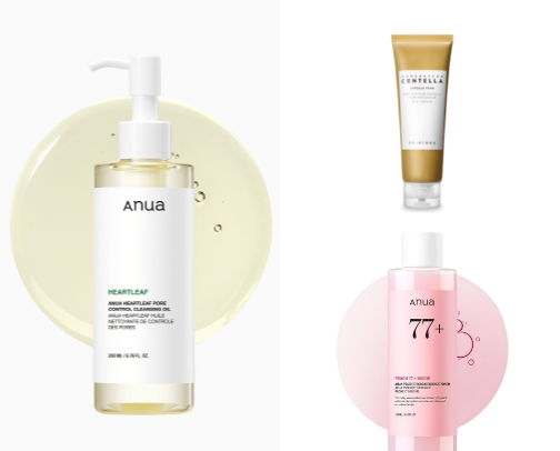 My daily skincare routine cover photo collage