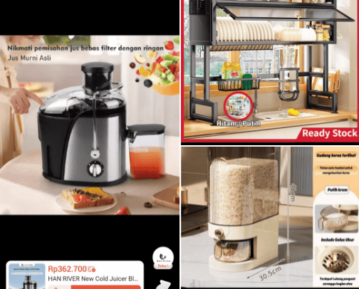 kitchen appliances cover photo collage