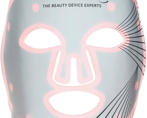 Led mask for face cover photo collage