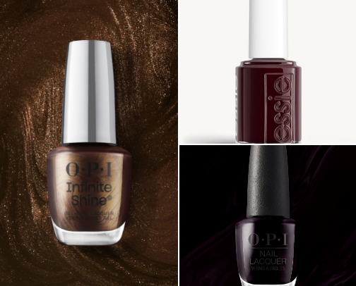 Fall 2026 Polish Edit: Rich Chocolates, Moody Greens & Quiet Luxury cover photo collage