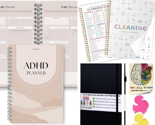 ADHD Productivity cover photo collage
