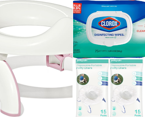 Potty Training Necessities cover photo collage