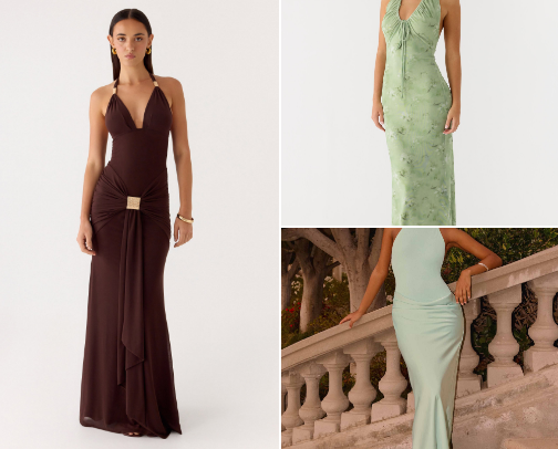 Wedding guest attire cover photo collage