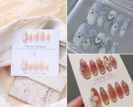 Nails cover photo collage