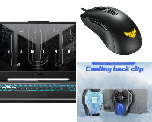 Electronics cover photo collage