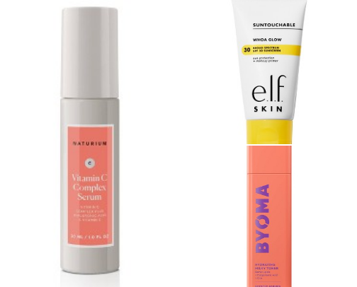 Every day glowy skin care cover photo collage